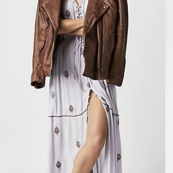 New Free people Riley Embroidered Maxi Dress size S
Light purple gray $188 - Picture 4 of 11